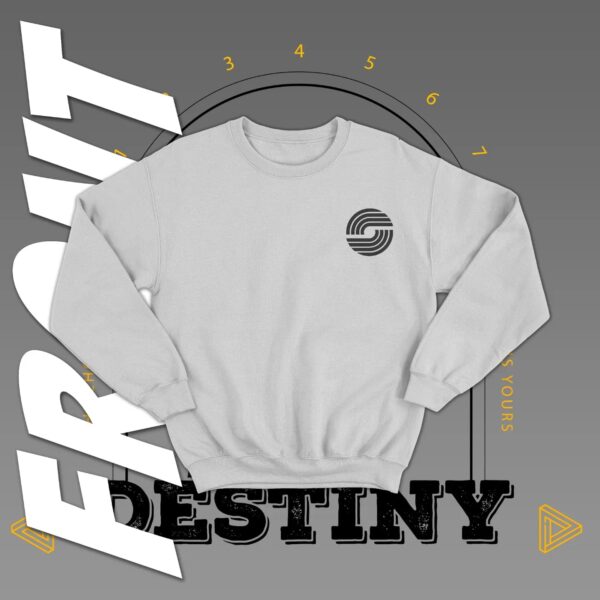 ObsidianOutfit Destiny Crewneck – stylish unisex sweatshirt for everyday comfort and casual wear.