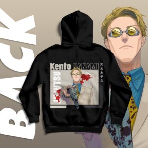 ObsidianOutfit Jujutsu Kaisen anime-printed hoodie – trendy unisex hoodie for anime lovers.